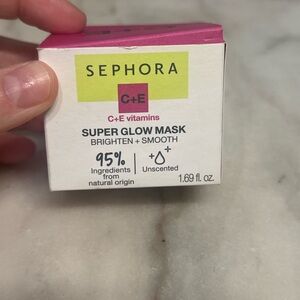 Sephora C+E Super Glow Mask - Pink and White Packaging